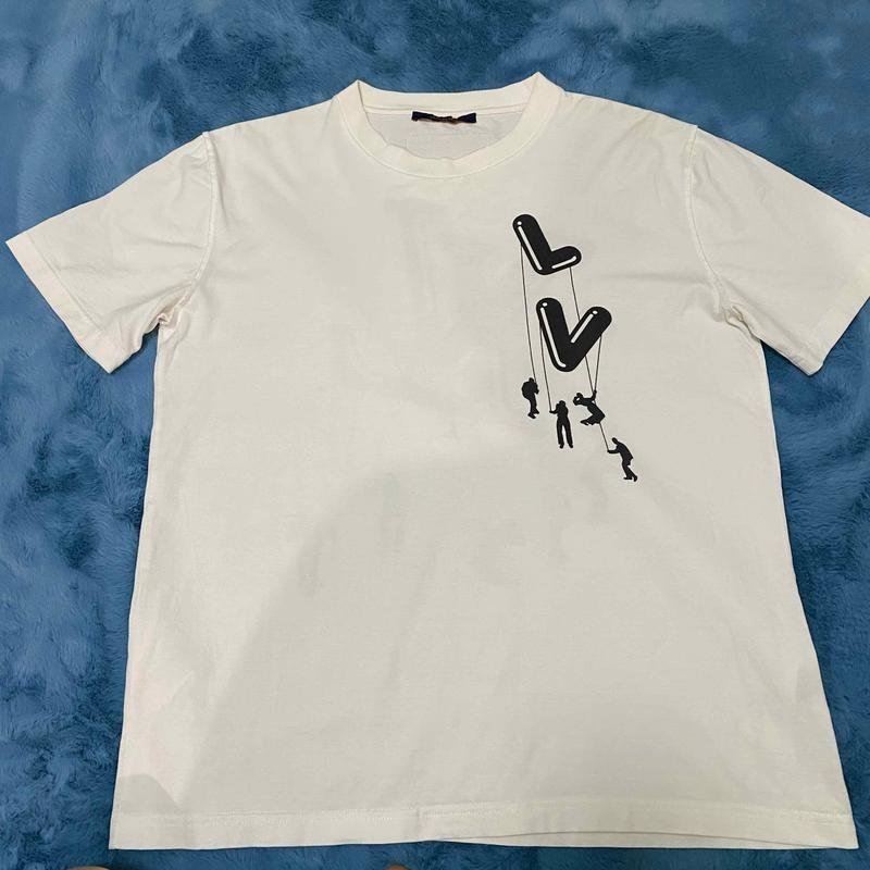 Louis Vuitton LV Paratrooper Print Pullover Tee White – STEALPLUG KL
