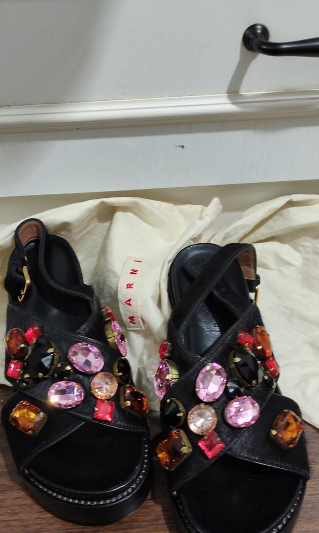 Marni on sale embellished sandals