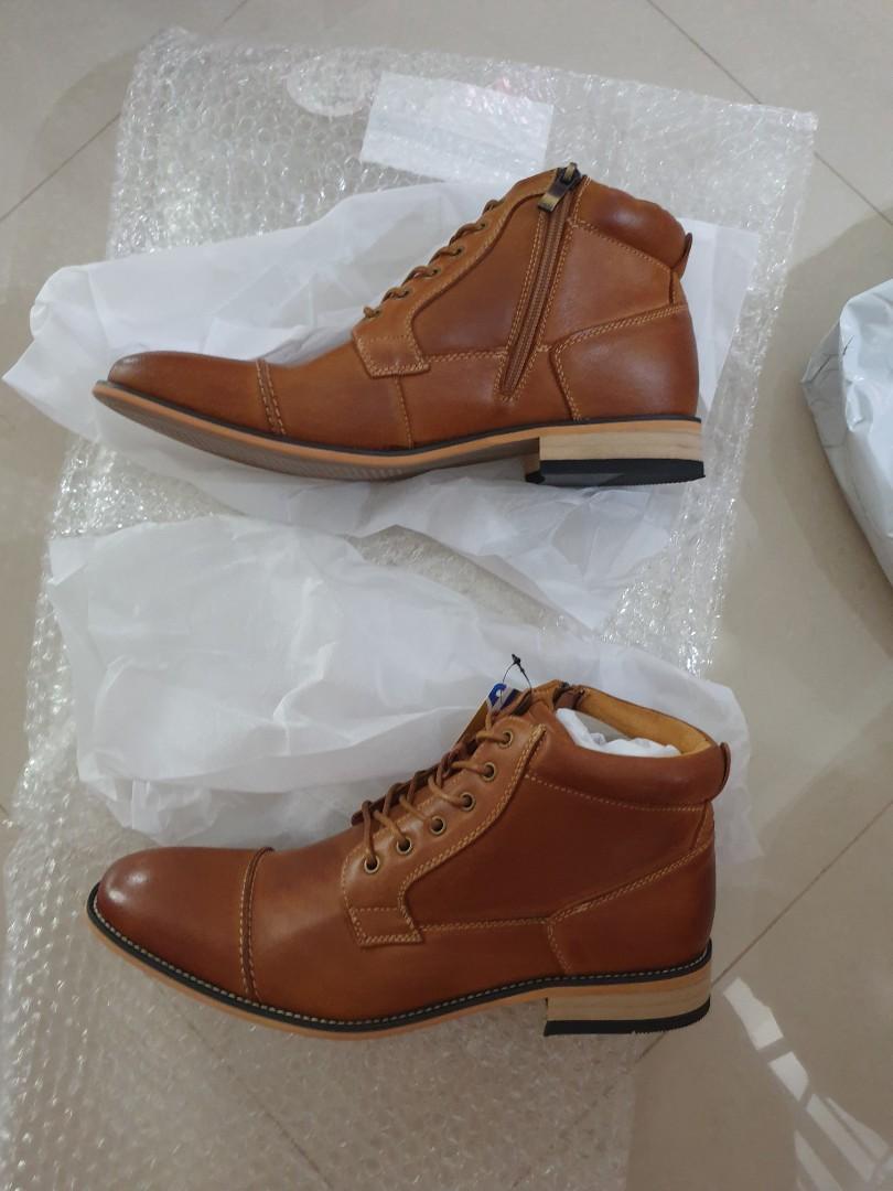 dress boots with zipper