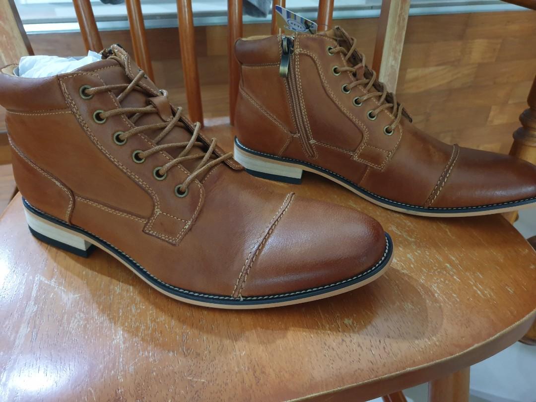 Mens dress ankle boots with zipper store
