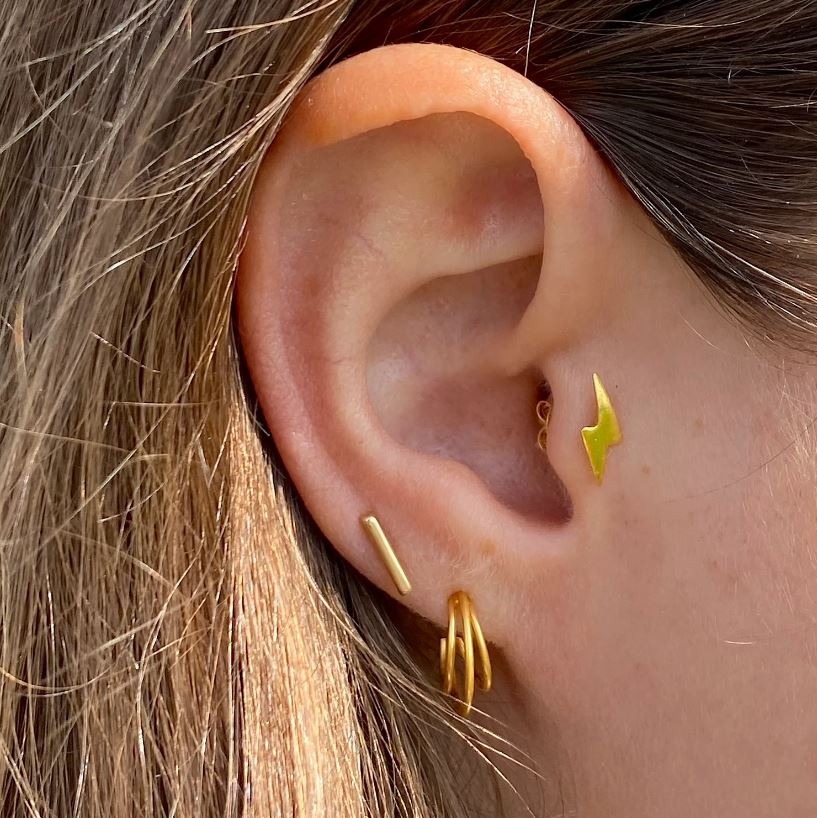 Minimalist clearance gold earrings