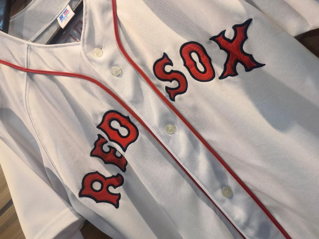 Vintage Russell Athletic Boston Red Sox Jersey Blank Toddler 2T MLB Baseball