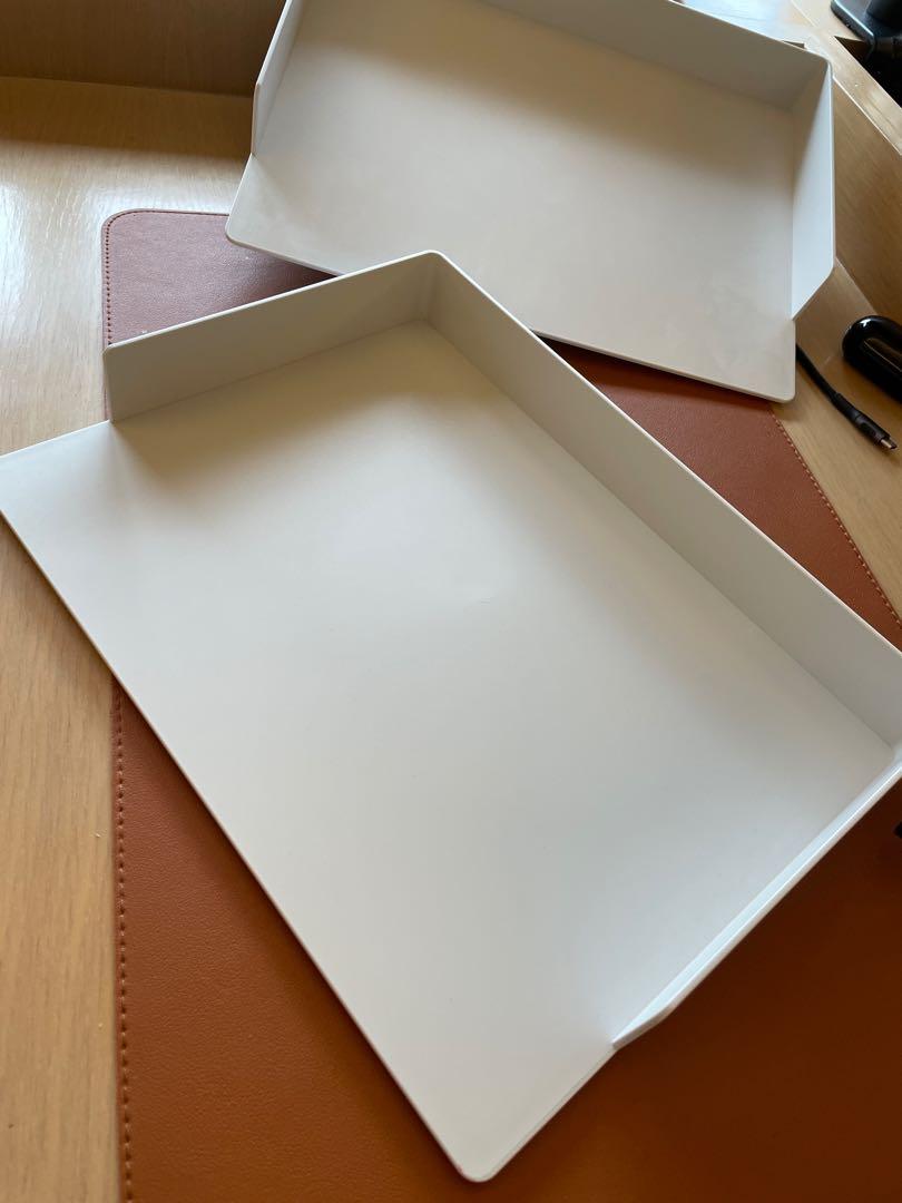 Muji desk tray / document / letter tray / a4, 傢俬＆家居, 其他, 家居改善及收納用品