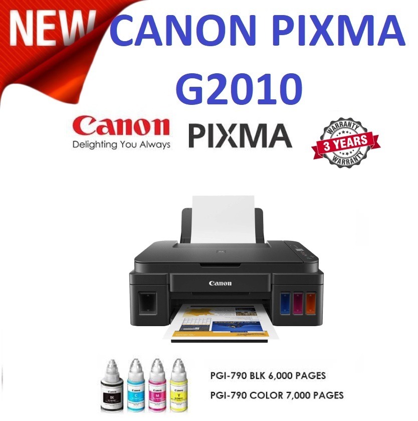 NEW!! Canon G2010 ink tank printer, 3 years canon warranty, 3in1