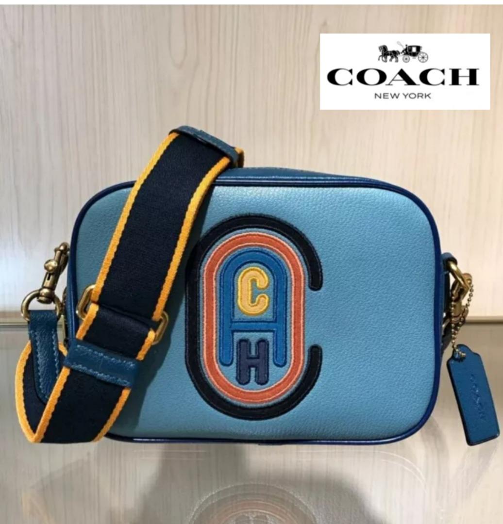 Coach camera bag blue outlet