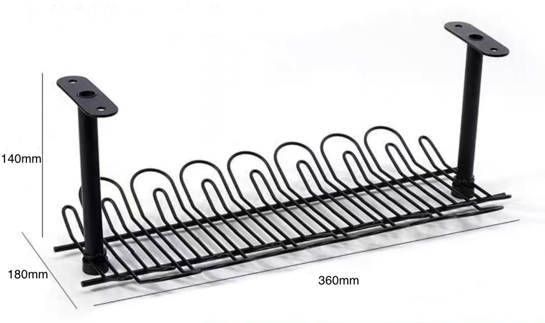 *NEW* Desk Cable Basket Management Organiser tray wire cords under