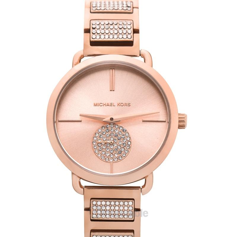 NEW Michael Kors collectionName Quartz Rose Gold Dial Stainless Steel Ladies Watch MK3853