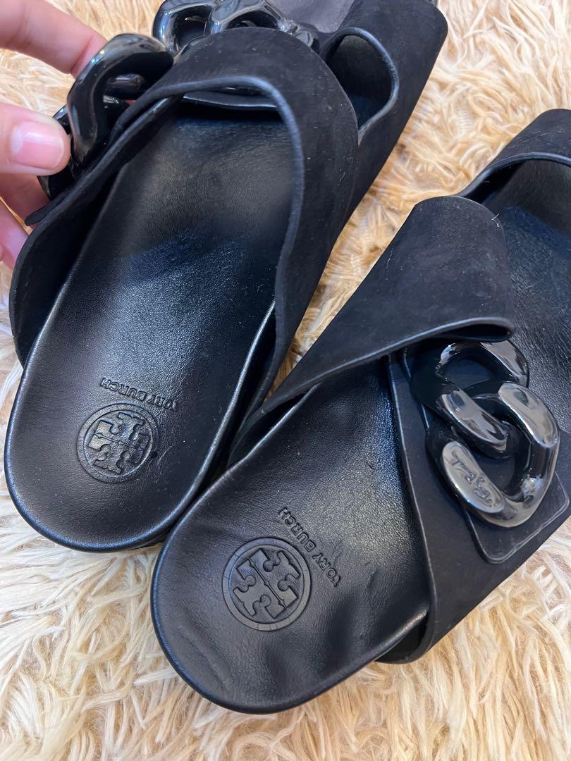 Tory burch adrien two band slide store