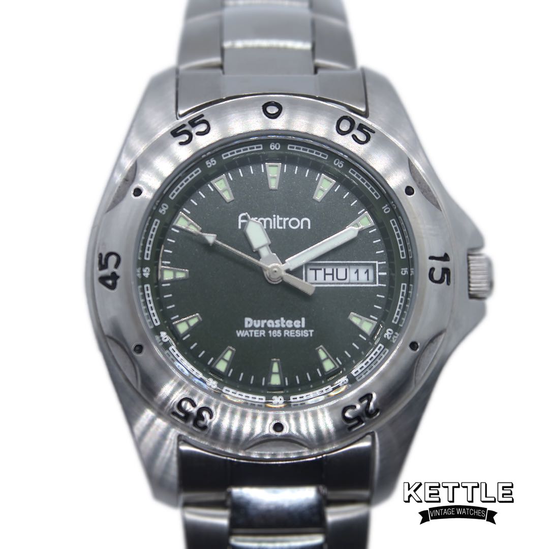 ✨BRAND NEW✨ NOS Armitron Durasteel 20/1433-5 手錶, 男裝, 手錶及