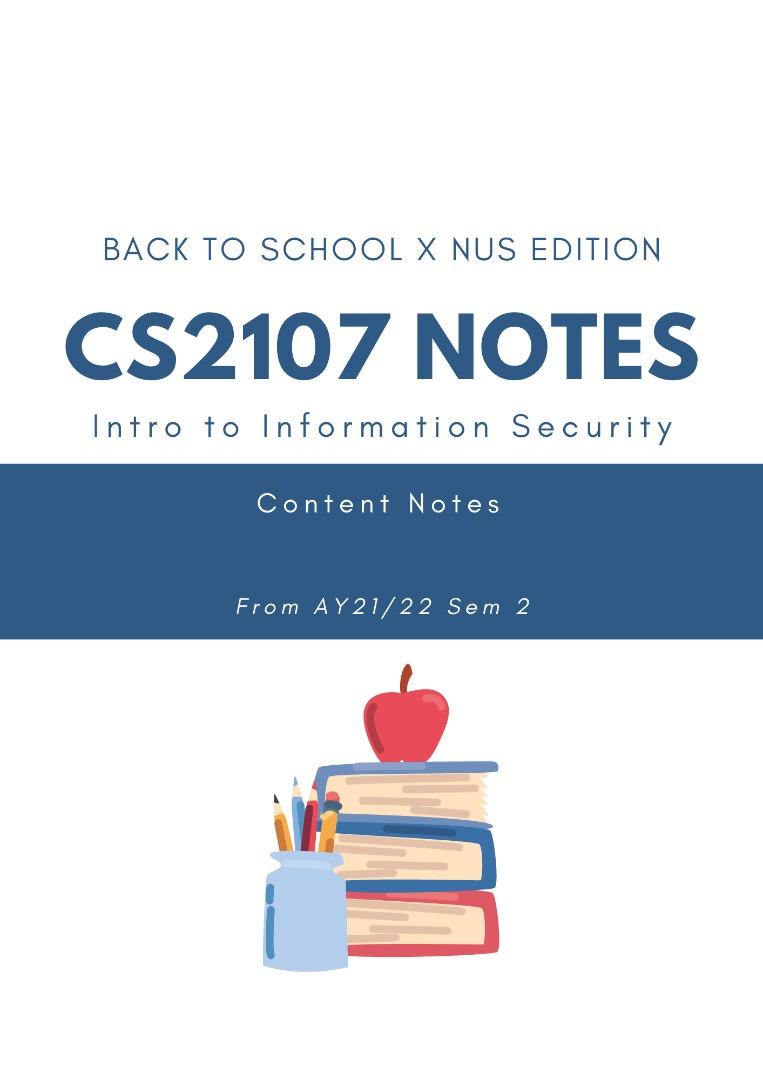 [IS3150, BSP2701, FIN2704, CS2102, CS2107, DBA4711, ACC1701] NUS Computing and Business Modules Notes (Category: Assessment Books) located in Singapore. Submitted by secondchancescollective (Listing ID 1178213627, Image 5). Description: I am selling my own digital notes and cheat sheets for the respective modules listed. My content notes are prepared mainly from lecture notes (with key points highlighted) and feedback and learnings from tutorials