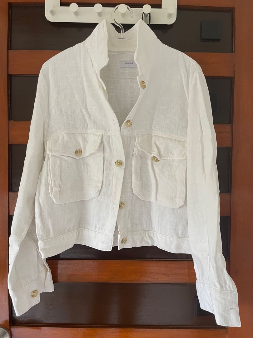 OAT LINEN JACKET Linen jacket, Women's Fashion, Coats, Jackets and
