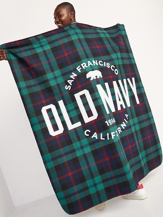 Old navy plaid blanket top