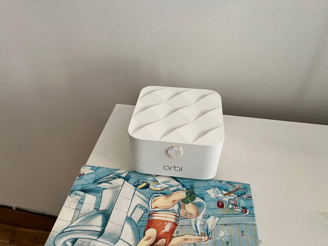 Orbi RBR10 Router with three nodes., Computers & Tech, Parts ...