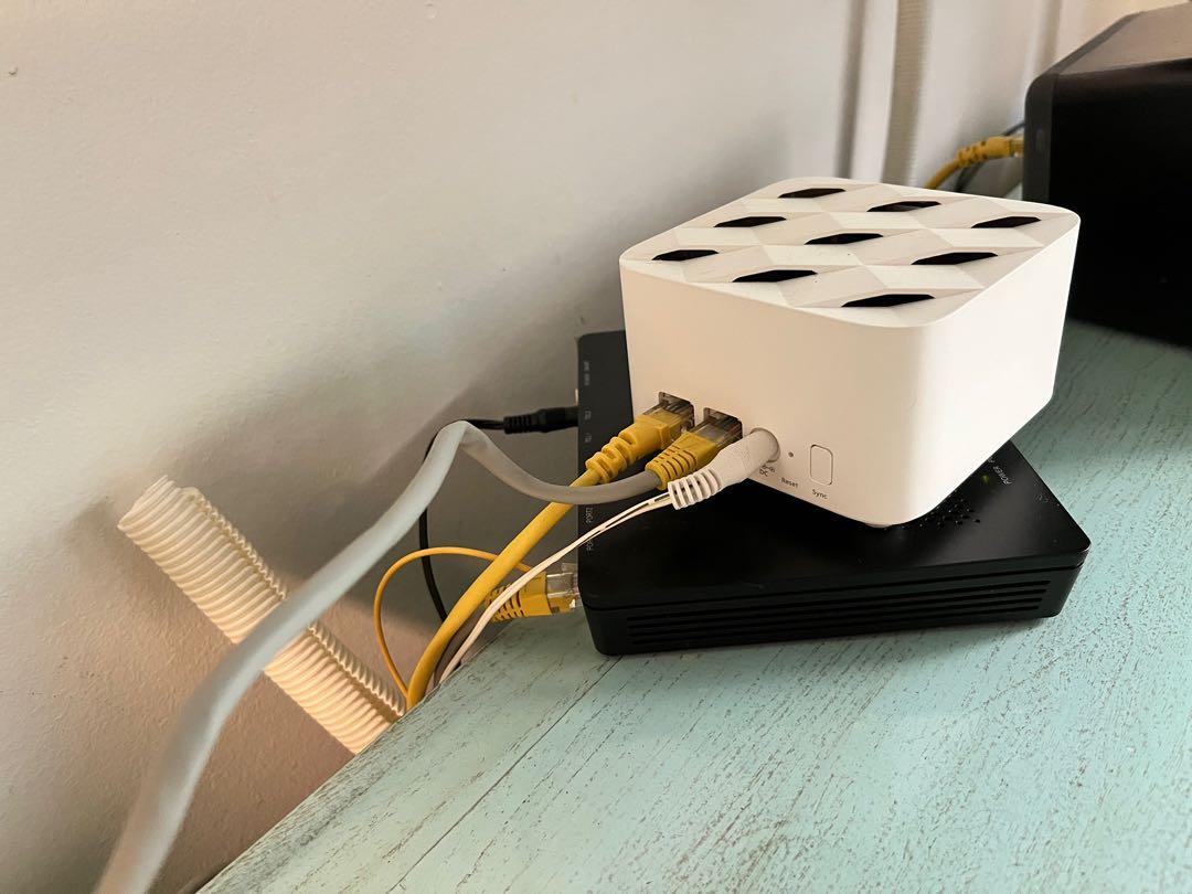 Orbi RBR10 Router with three nodes., Computers & Tech, Parts ...