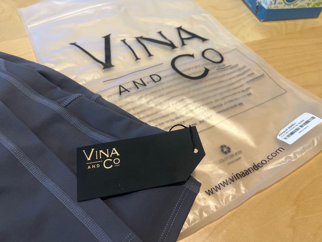 Vina&co Original Length9. Hipup Leggings Dark gray, 女裝, 運動服裝 Carousell