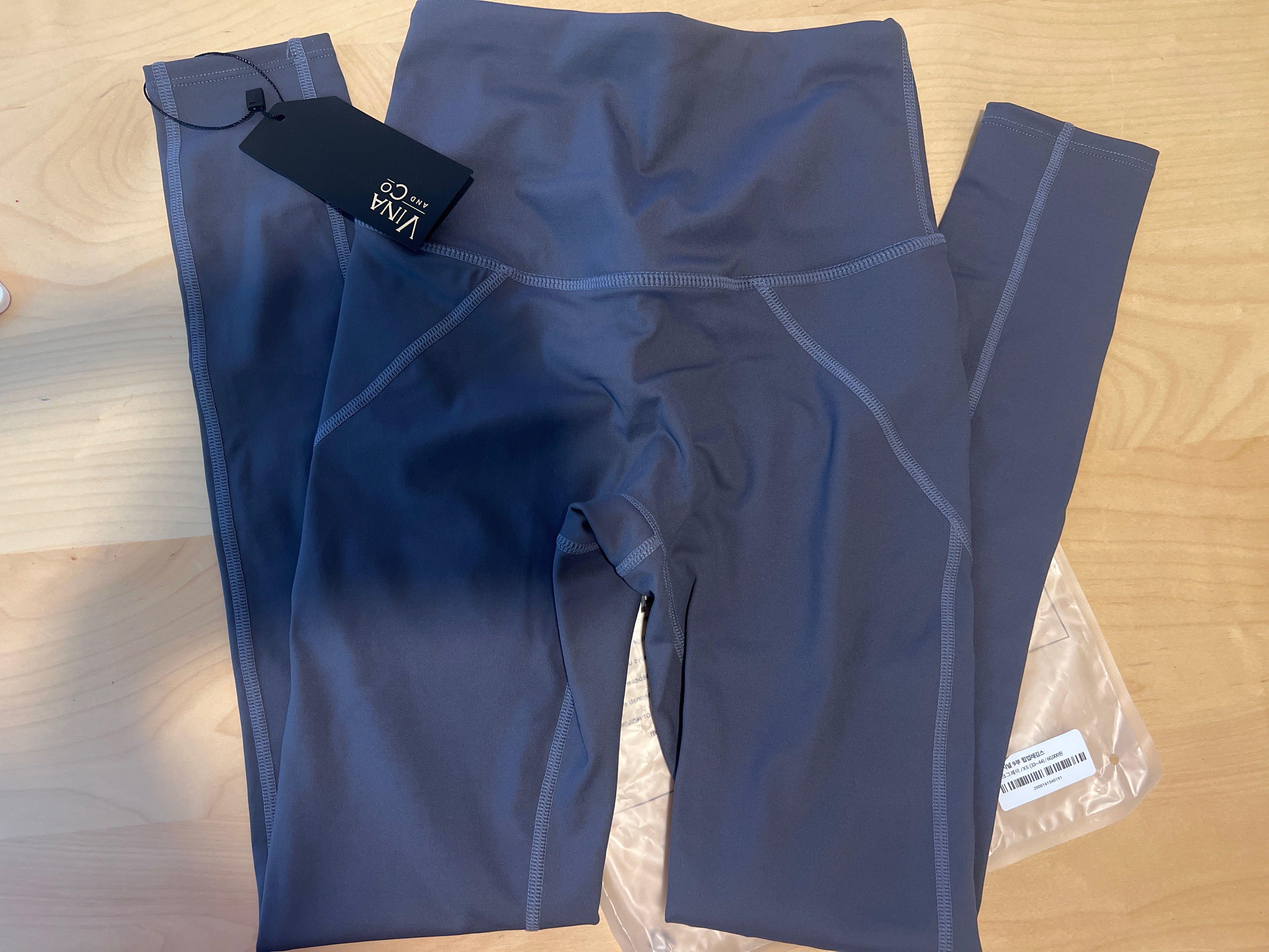 Vina&co Original Length9. Hipup Leggings Dark gray, 女裝, 運動服裝 Carousell