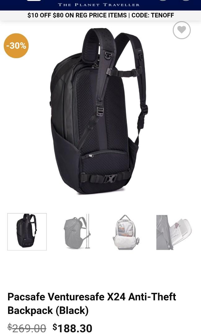 Pacsafe x24 top