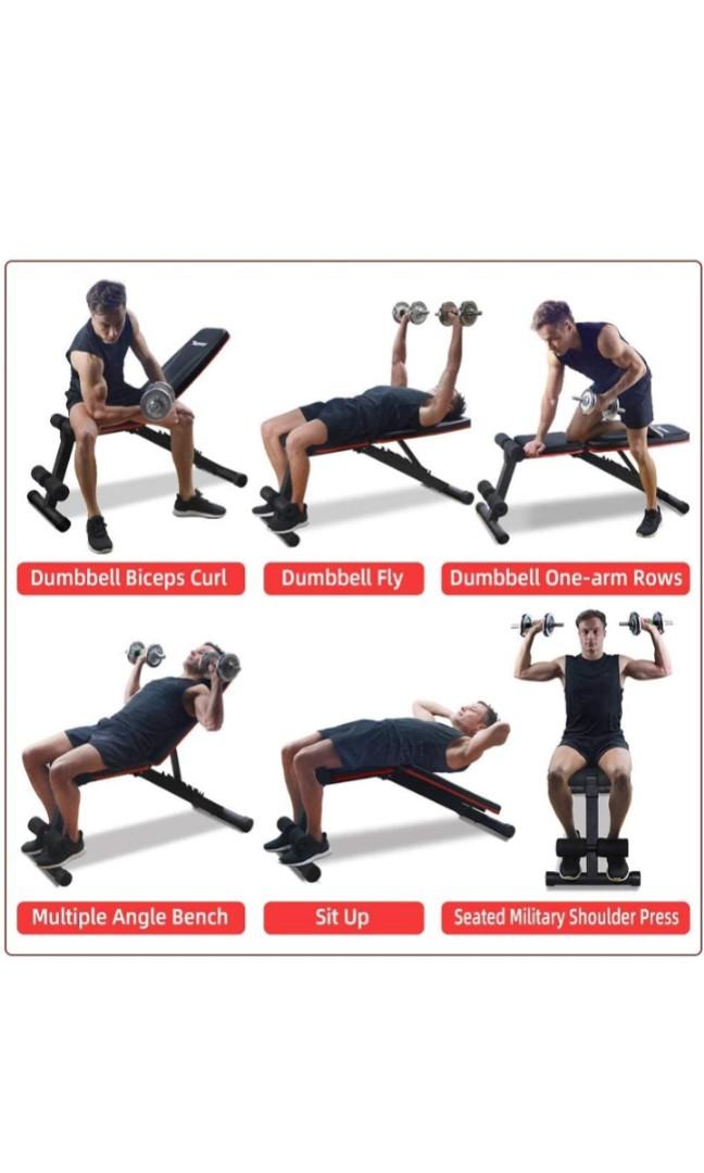 PasYou adjustable weight bench., Sports Equipment, Exercise & Fitness