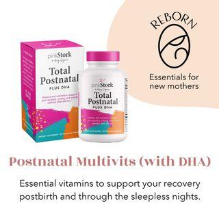 (SG) Pinkstork Postnatal Multivitamins with DHA (Instock)