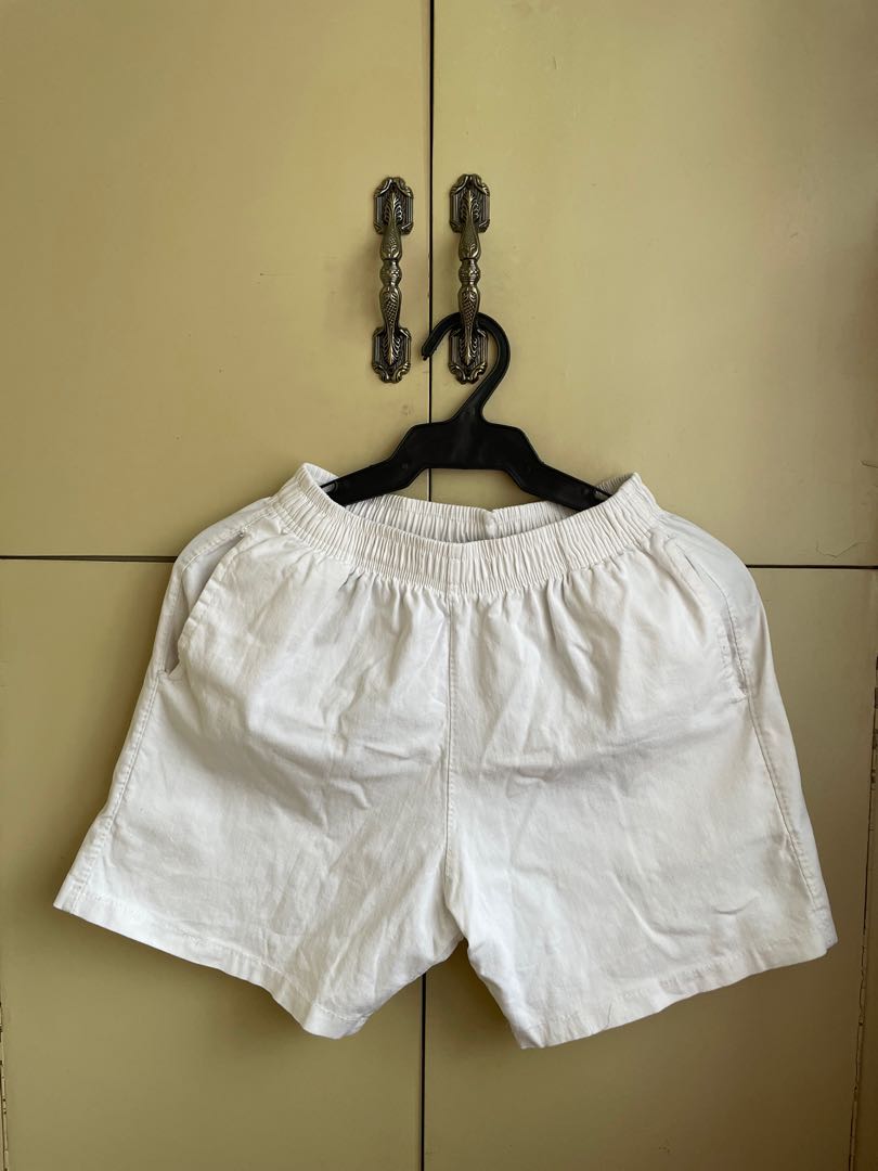 WHITE PLAIN SHORT main image 1