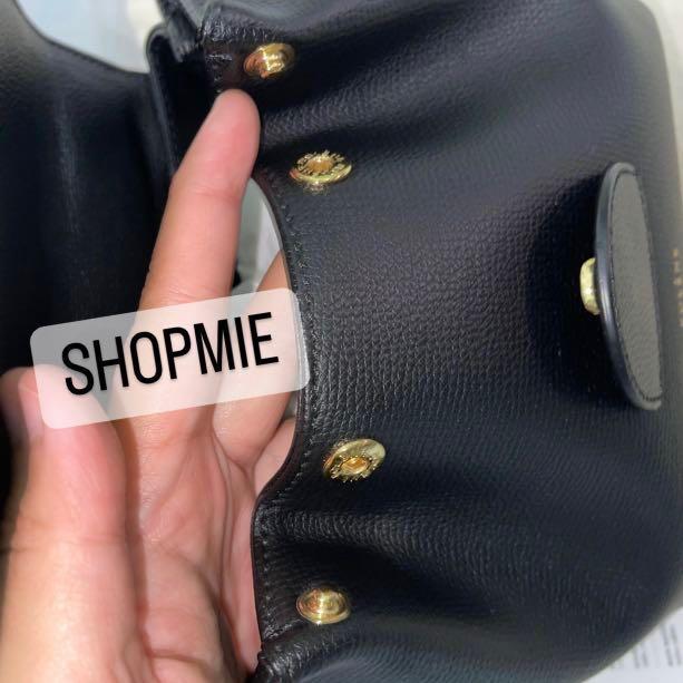 Numéro un nano leather handbag Polene Black in Leather - 37274154