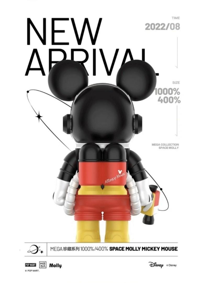 400％ SPACE MOLLY ミッキー&ミニー【限定品】 ディズニー