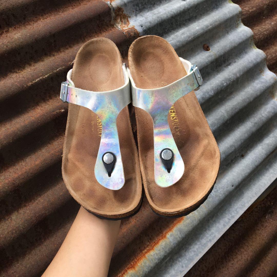 Birkenstock gizeh holographic new arrivals
