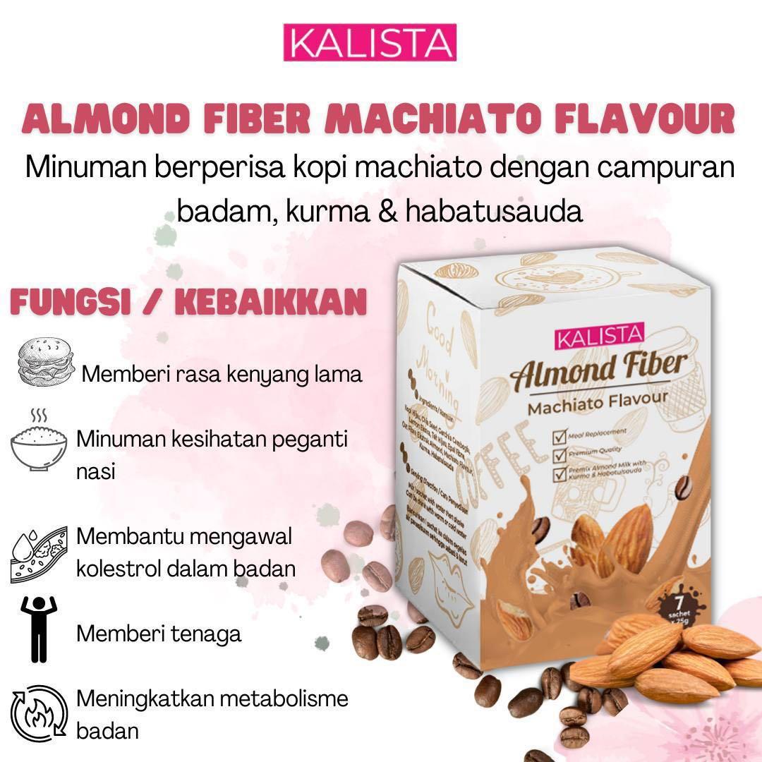 Ready stock! KALISTA Almond Fiber, Food & Drinks, Other Food & Drinks on Carousell