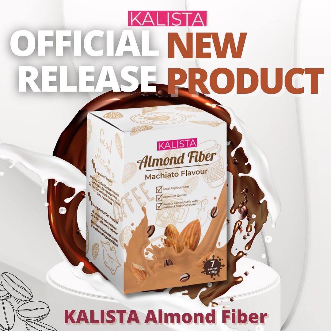 Ready stock! KALISTA Almond Fiber, Food & Drinks, Other Food & Drinks