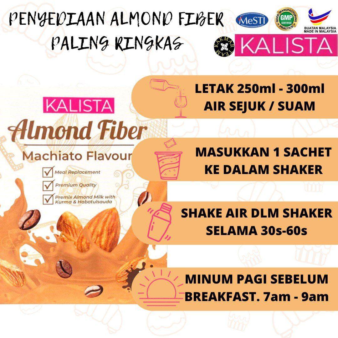 Ready stock! KALISTA Almond Fiber, Food & Drinks, Other Food & Drinks