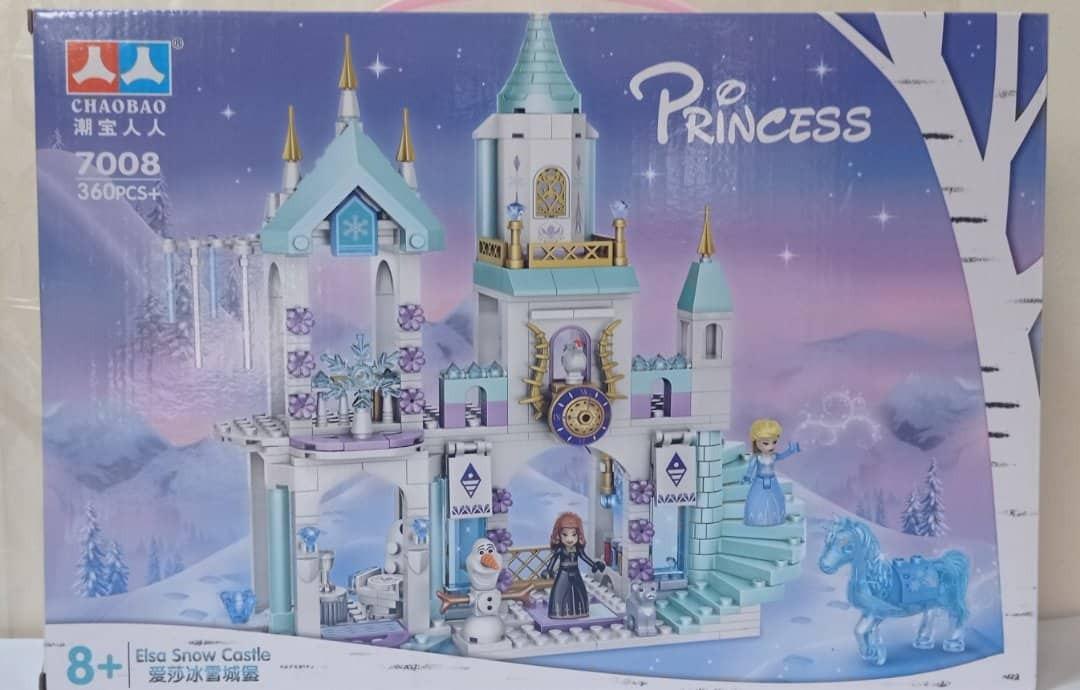 Princess Snow Castle Doll House Dollhouse Toys Toy Kids Frozen