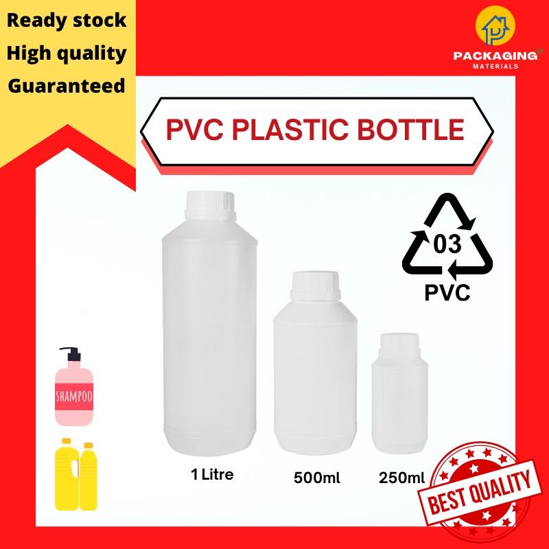 PVC Plastic Bottle (1 Liter, 500ML, 250ML), Furniture & Home Living