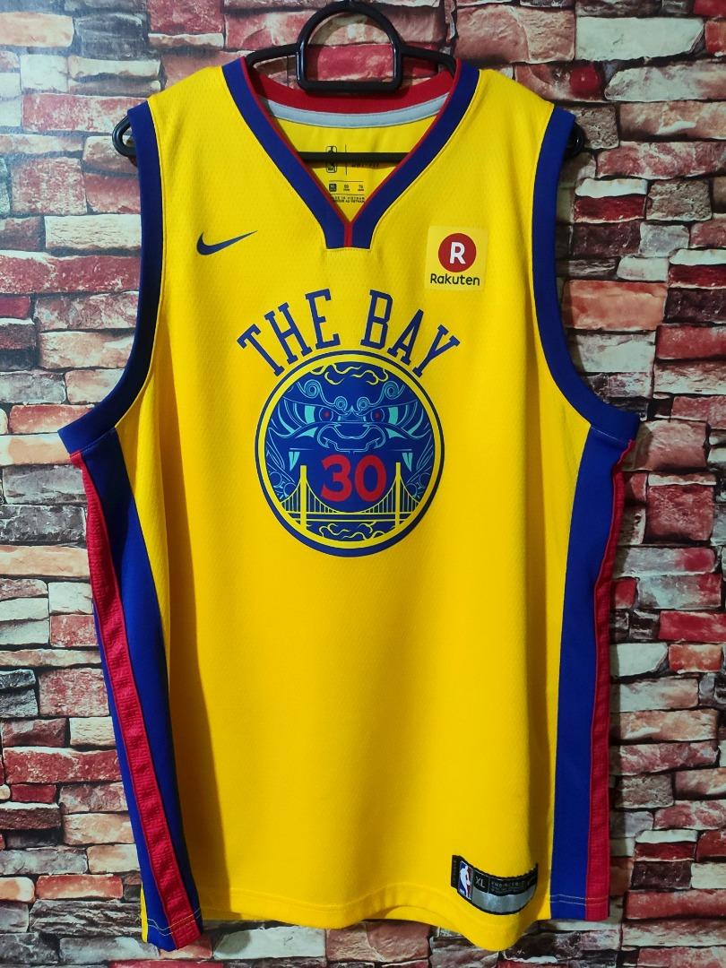 New Warriors Stephen Curry #30 Jersey Chinese Heritage'the Bay' Men's L