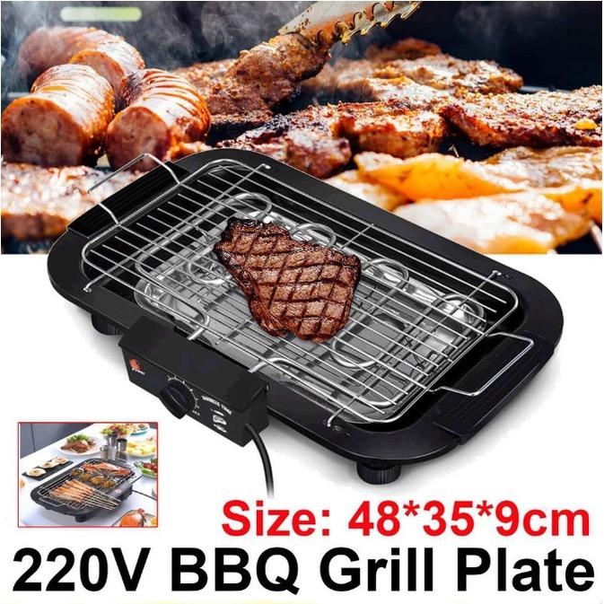 Multi-function Electric Grill Home Indoor Electric Baking Pan Smokeless  Teppanyaki BBQ Barbecue 220V