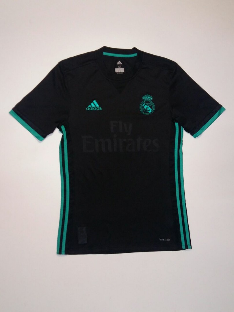 Real Madrid 2017/18 Away Adidas Jersey, Men's Fashion, Activewear on
