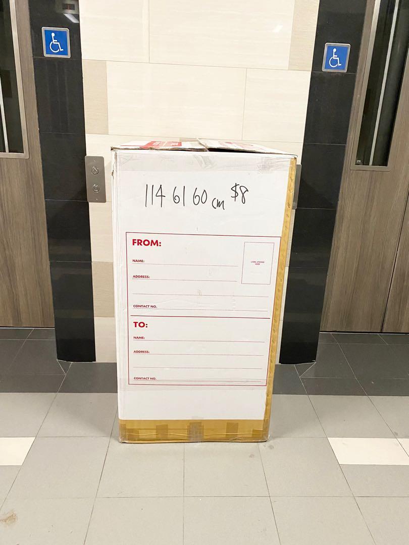 Refrigerator fridge washing machine carton boxes parcel small articles