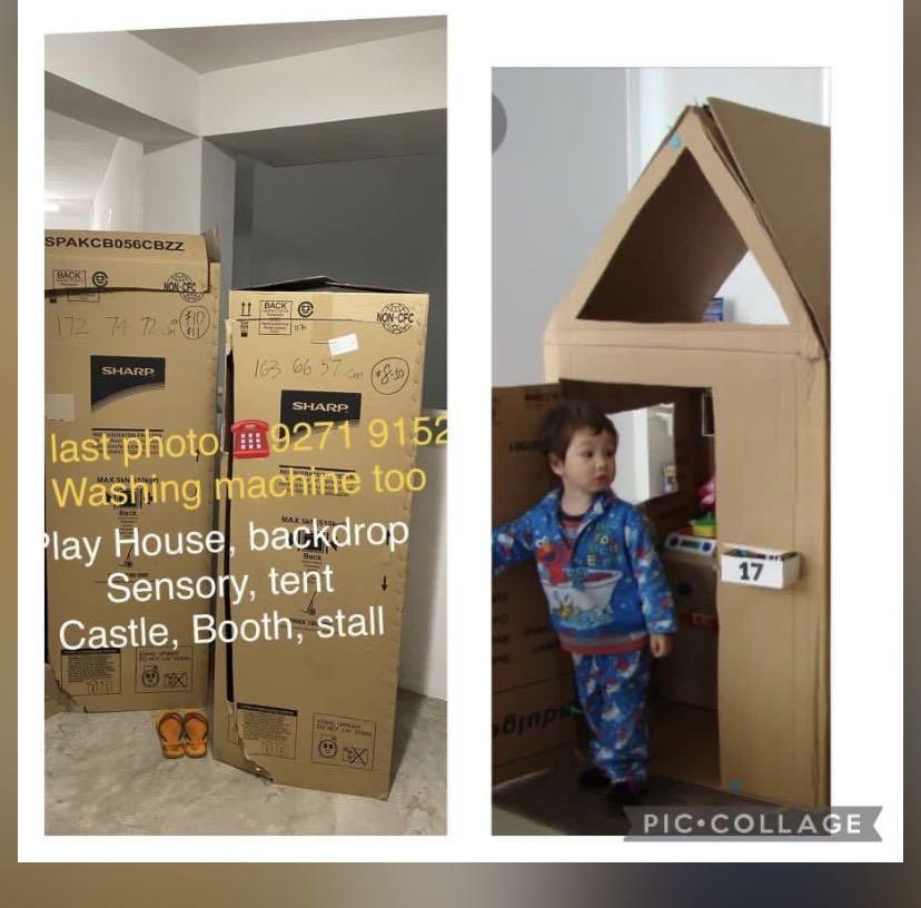 Refrigerator fridge washing machine carton boxes parcel small articles