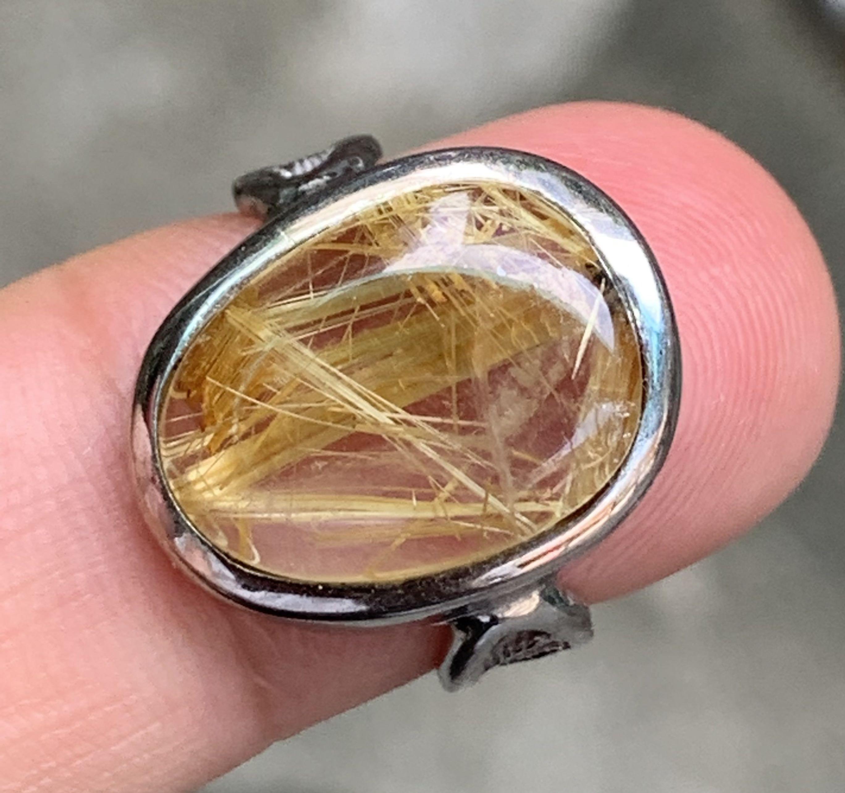 Quartz silver ring new arrivals