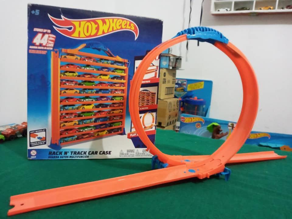 SALE Hot Wheels Rack & Track Car Case 3 in 1 (car excluded), Hobbies