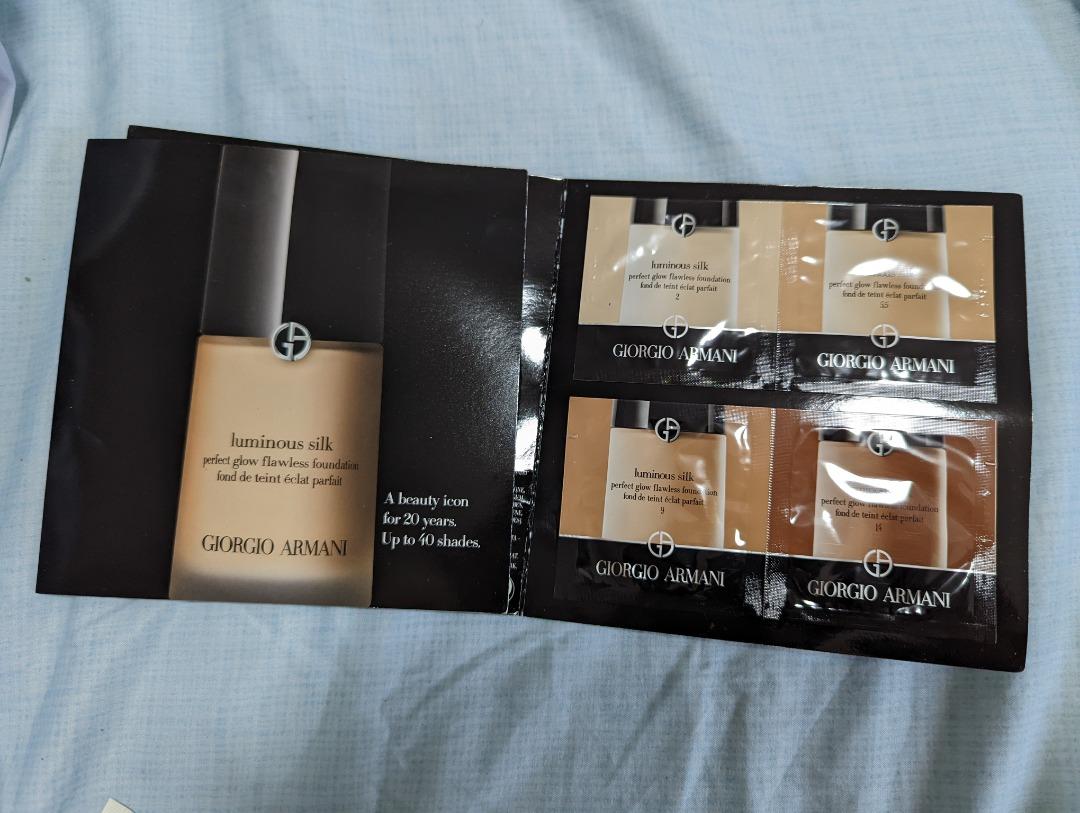 Armani luminous silk foundation tester hotsell