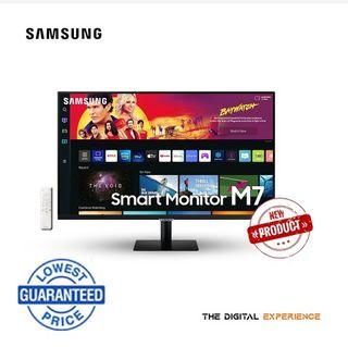 Samsung 32" M7 UHD 4K Smart PC Monitor / LS32BM700UEXXP/ Smart TV apps / HDMI / Bluetooth / Wifi
