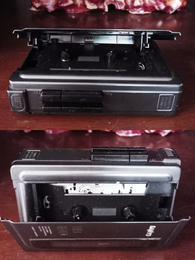 Sanyo Cassette Recorder Cue&Review Jadul, Antik, Pajangan di Carousell