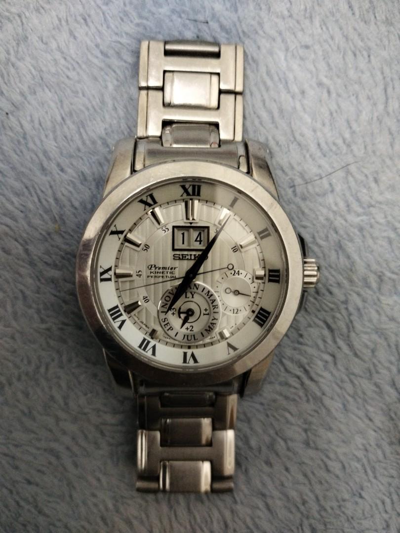 Montre seiko premier 2025 kinetic