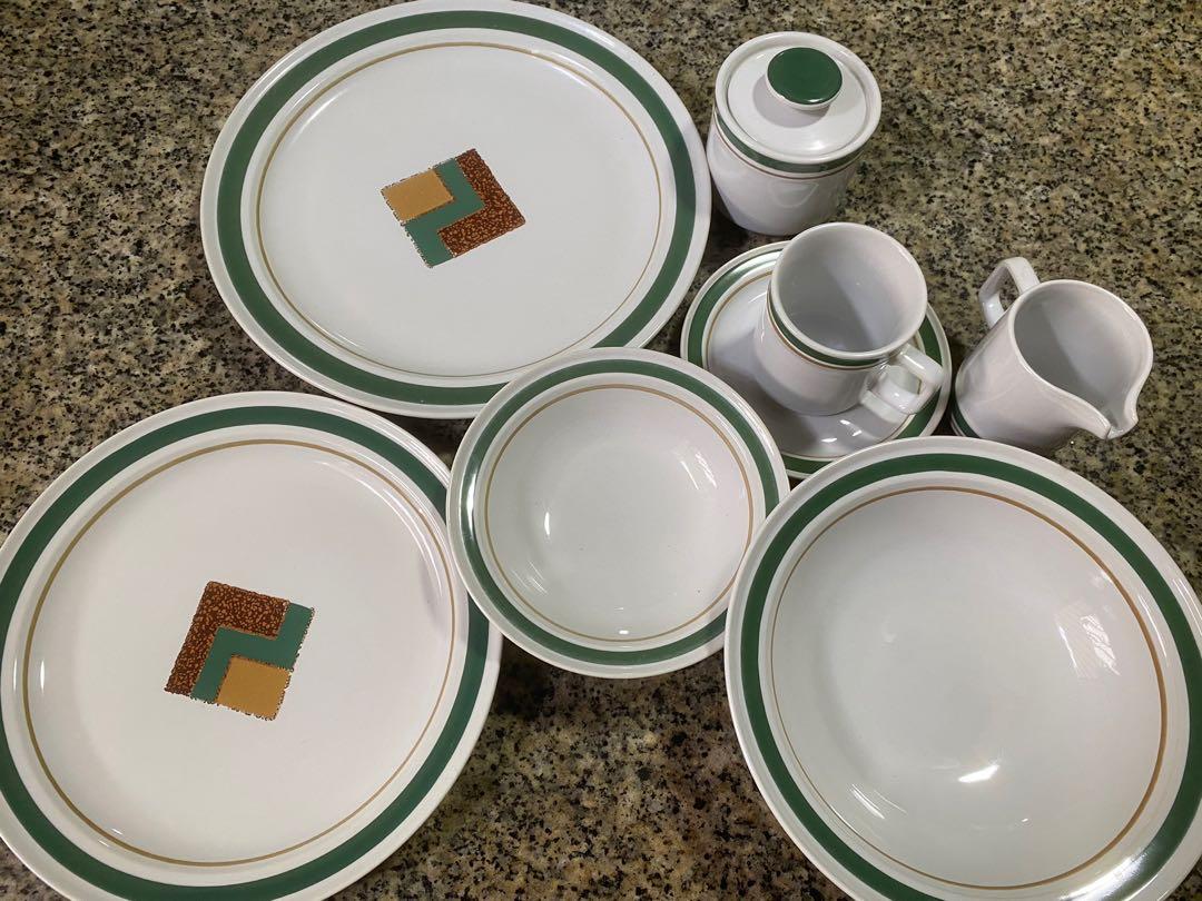 Set of plates, bowls, cups, Furniture & Home Living, Kitchenware