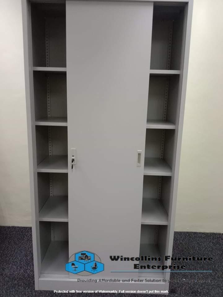 sliding door steel filing cabinet - storage cabinet, Furniture & Home ...