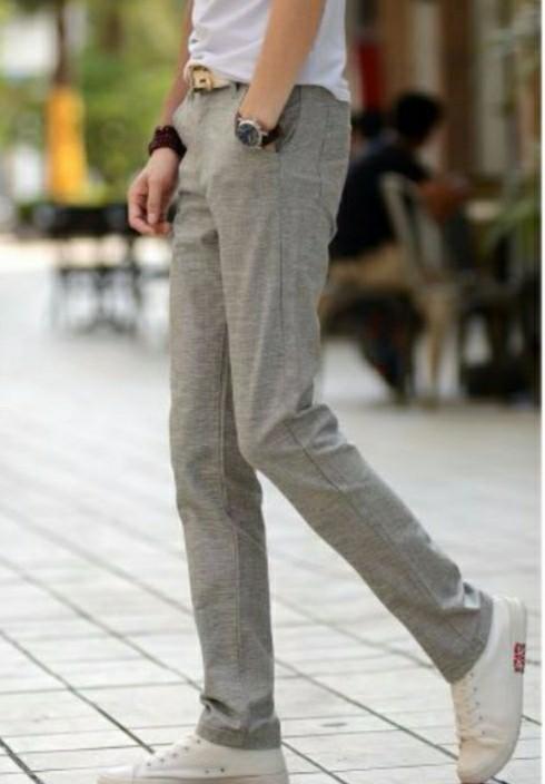 Casual gray pants new arrivals