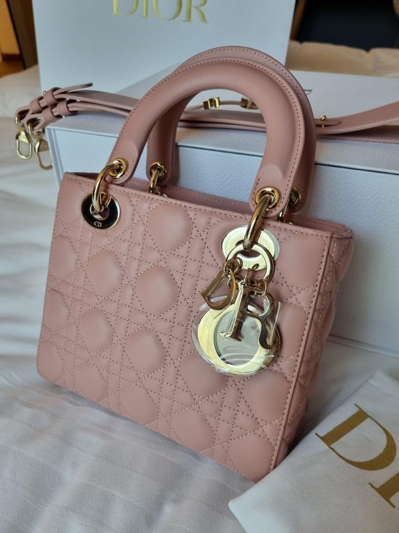 Small Lady Dior My ABCDIOR bag Antique rose Luxury Bags Wallets on Carousell