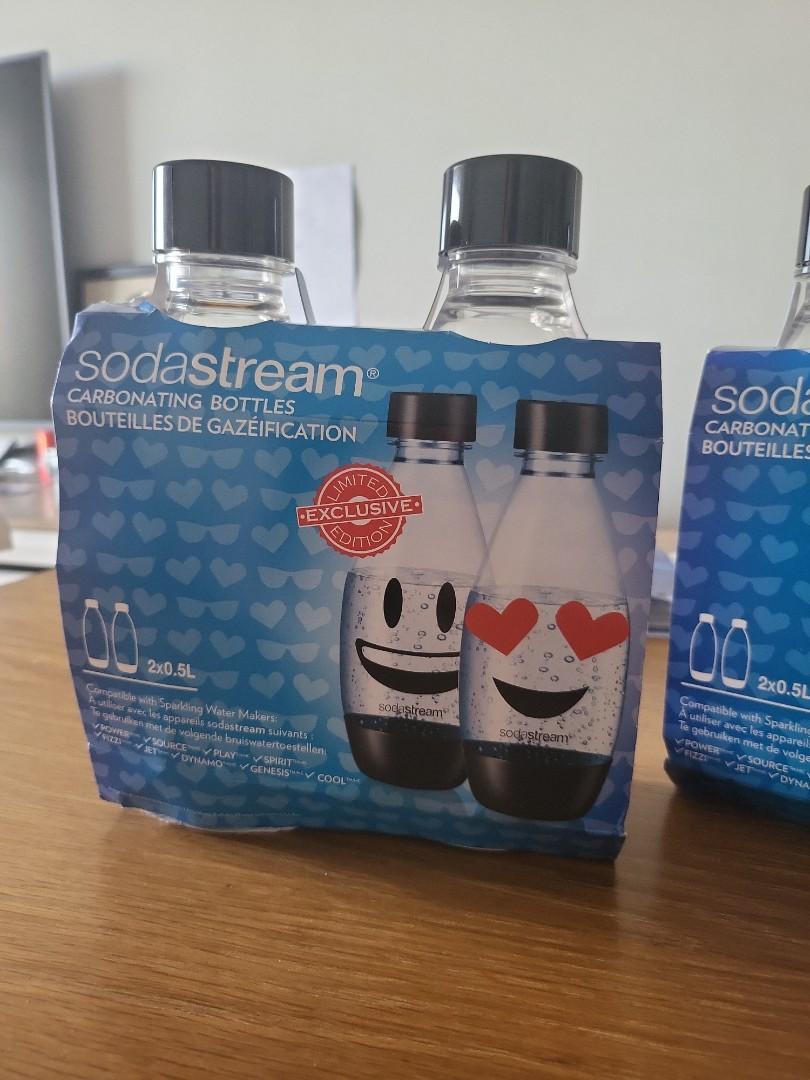 Sodastream 0.5l bottles x 2, Furniture & Home Living, Kitchenware