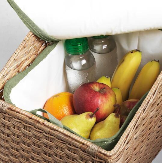 SOLBLEKT IKEA picnic basket, Furniture & Home Living, Outdoor Furniture