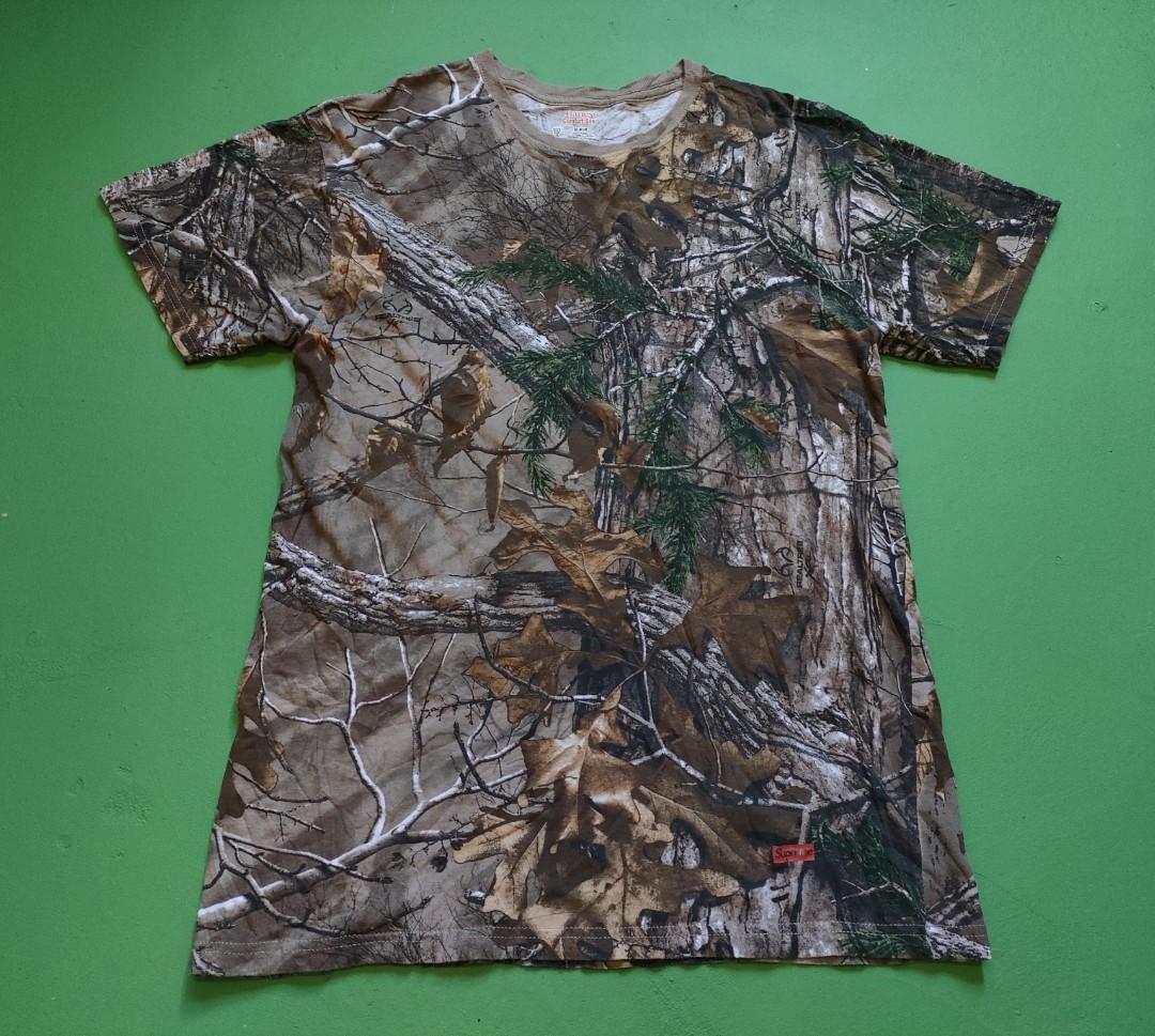 Supreme Hanes Realtree Tee Men s Fashion Tops Sets Tshirts